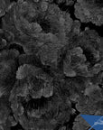 Black Peony Wallpaper Vintage Gothic Wall Decor