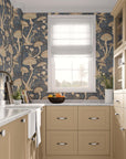 Wallpaper Vintage Mushroom Botanical Cottage Chic Wall Decor Whimsical Forest Removable Peel and Stick or Permanent Traditional Wallpaper