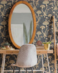 Wallpaper Vintage Mushroom Botanical Cottage Chic Wall Decor Whimsical Forest Removable Peel and Stick or Permanent Traditional Wallpaper