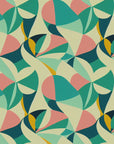 Vintage 70s Wallpaper Retro Art Deco Wall Decor