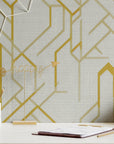 Art Deco Wallpaper Vintage Geometric Wall Decor