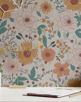 Floral Wallpaper Vintage Luxury Wall Decor