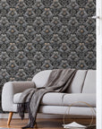 Dark Victorian Wallpaper Vintage Luxury Wall Decor