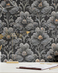 Dark Victorian Wallpaper Vintage Luxury Wall Decor