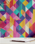 Retro Wallpaper Fun Bright 70s Vintage Wall Decor