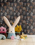 Dog Wallpaper Funky Vintage Luxury Wall Decor