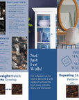 Colorful Toile Wallpaper Retro French Wall Decor