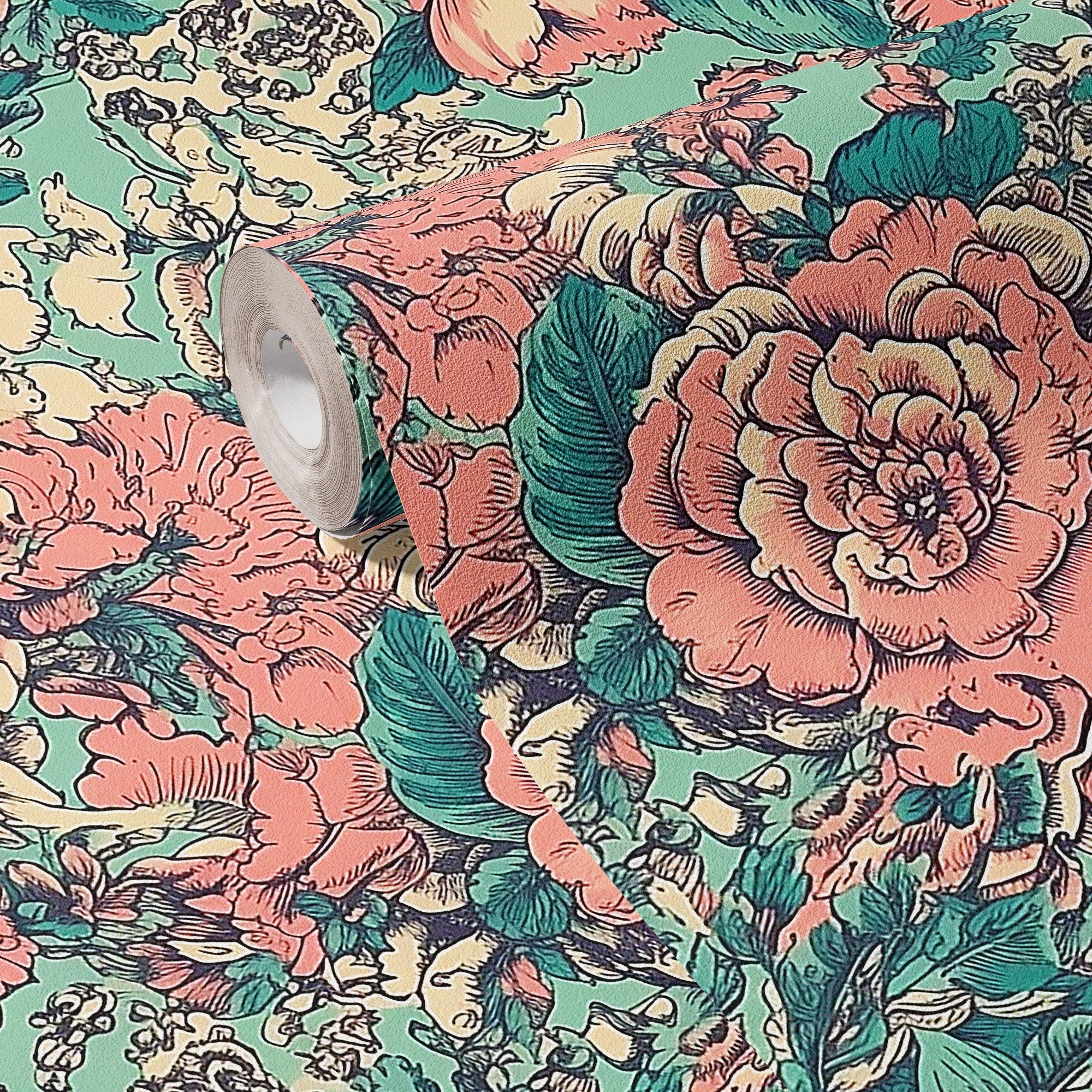 French Toile Wallpaper Vintage Luxury Wall Decor