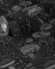 Mushroom Wallpaper Dark Botanical Luxury Wall Decor