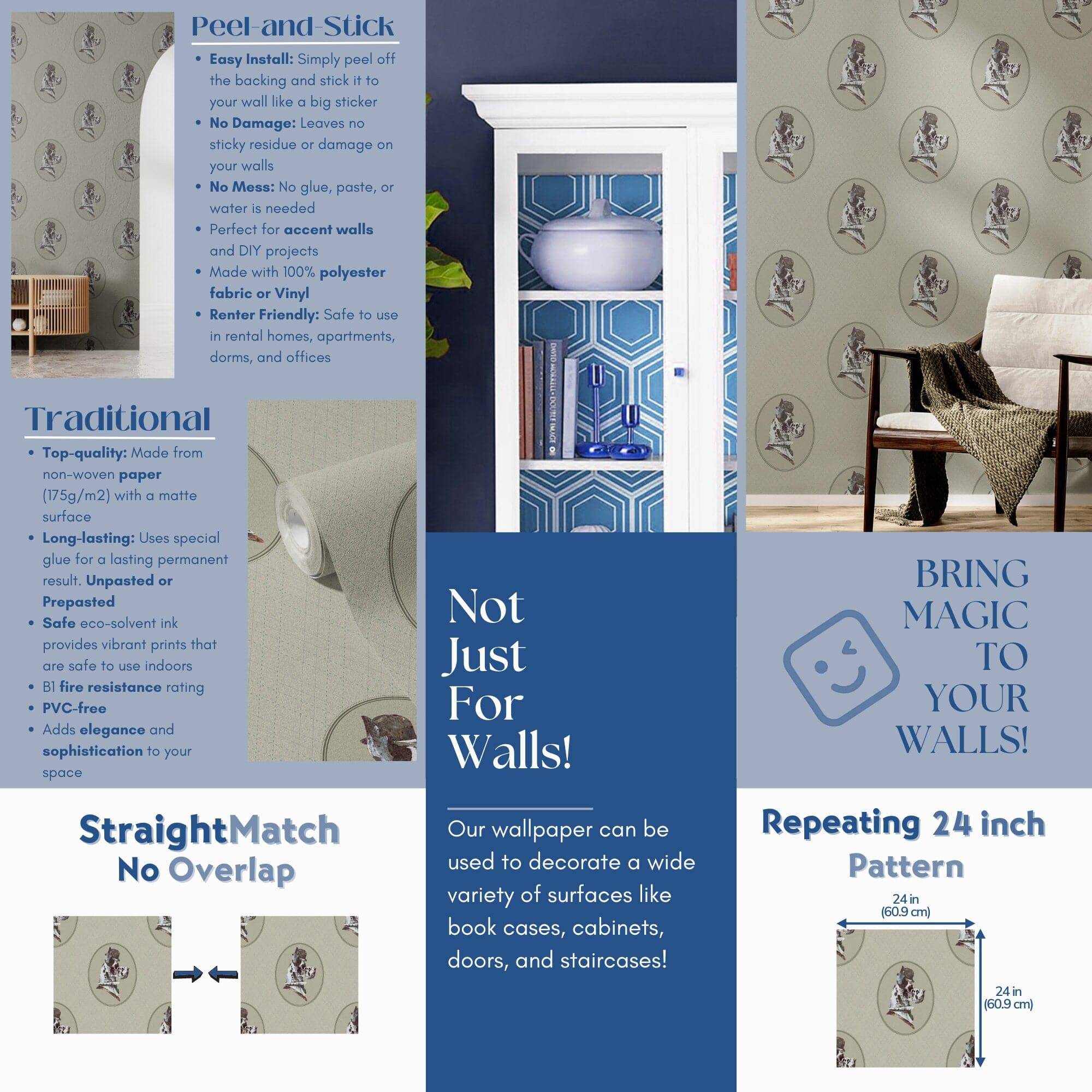 Dog Wallpaper Vintage Great Dane Luxury Wall Decor
