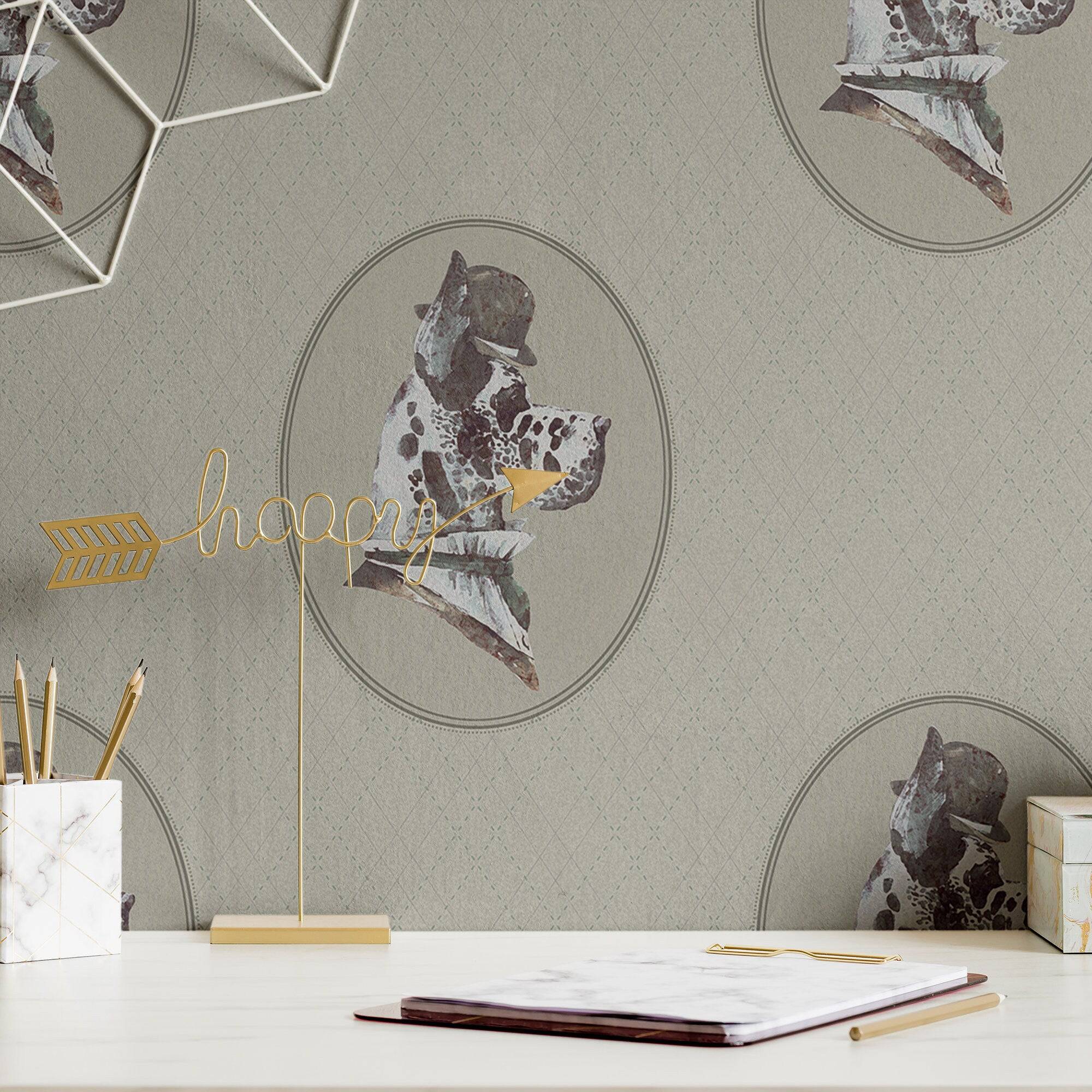 Dog Wallpaper Vintage Great Dane Luxury Wall Decor