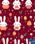 Playroom Wallpaper Fun Whimsical Bunny Wall Decor