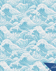 Ocean Wallpaper Blue Crashing Waves Wall Decor