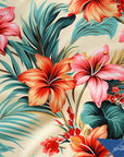 Tropical Wallpaper Retro Coastal Wall Decor