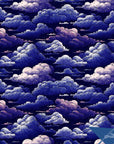 Cloud Wallpaper Funky Purple Luxury Wall Decor