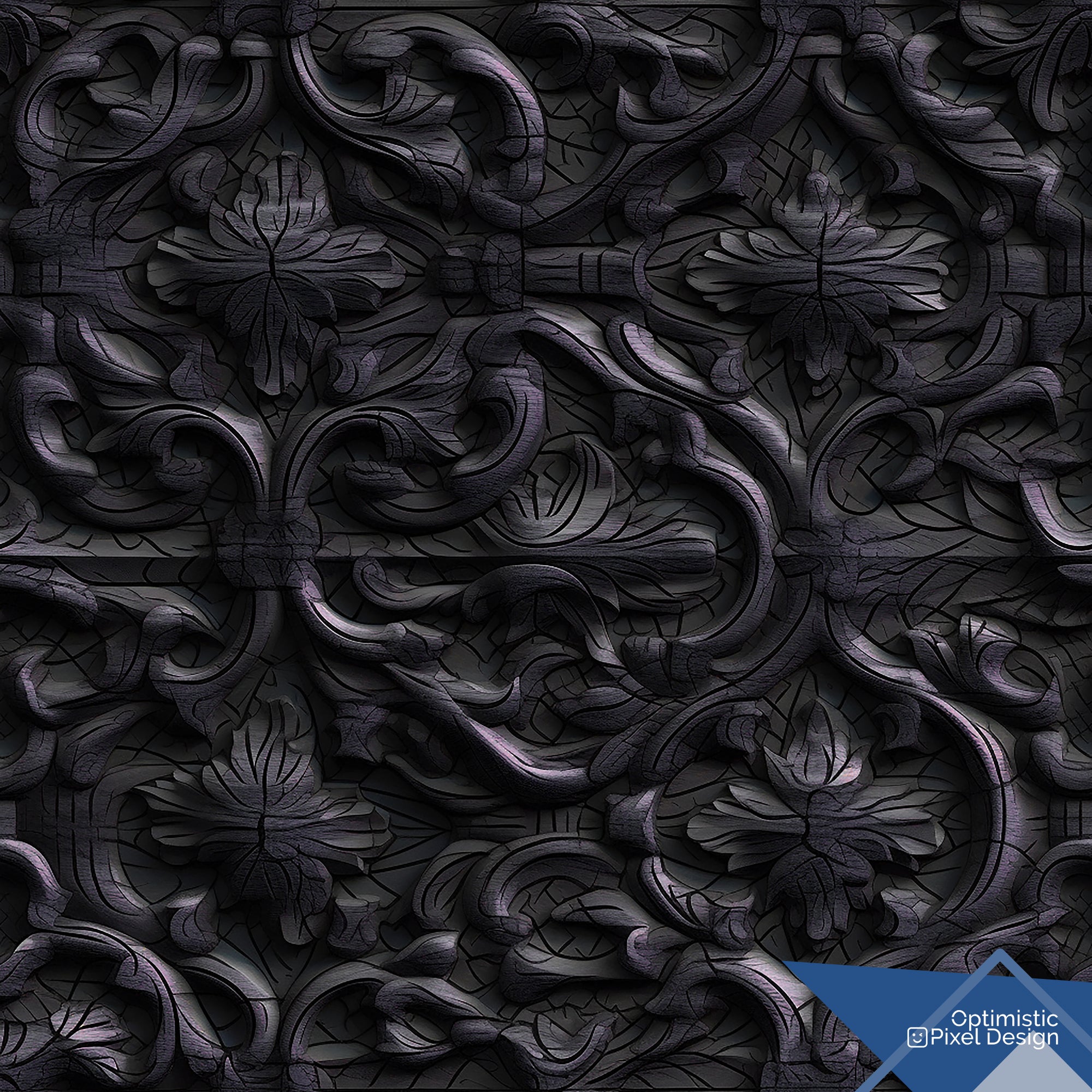 Gothic Wallpaper Funky Dark Faux Wood Wall Decor