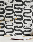 Bold Wallpaper Maximalist Black White Wall Decor