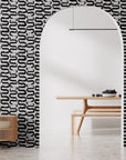 Bold Wallpaper Maximalist Black White Wall Decor