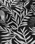 Botanical Wallpaper Black and White Wall Decor