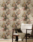 Botanical Wallpaper Luxury Flower Garden Wall Decor