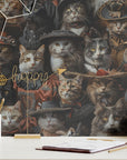 Cat Wallpaper Moody Victorian Wall Decor