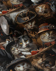 Cat Wallpaper Moody Victorian Wall Decor