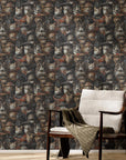 Cat Wallpaper Moody Victorian Wall Decor