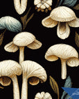 Mushroom Wallpaper Dark Luxury Wall Decor