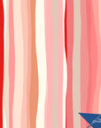 Stripe Wallpaper Fun Retro Pink Luxury Wall Decor