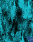 Feather Wallpaper Moody Green Bird Wall Decor