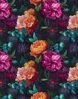 Moody Wallpaper Dark Peony Luxury Wall Decor