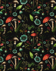 Mushroom Wallpaper Dark Academia Wall Decor