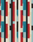 Retro Stripe Wallpaper Colorful Luxury Wall Decor