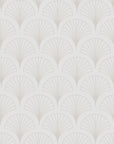 Art Deco Wallpaper Neutral Cream Fan Wall Decor