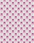 Retro Wallpaper Pink Checker Luxury Wall Decor