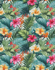 Tropical Wallpaper Retro Floral Wall Decor