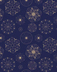 Celestial Wallpaper Navy Blue Star Wall Decor