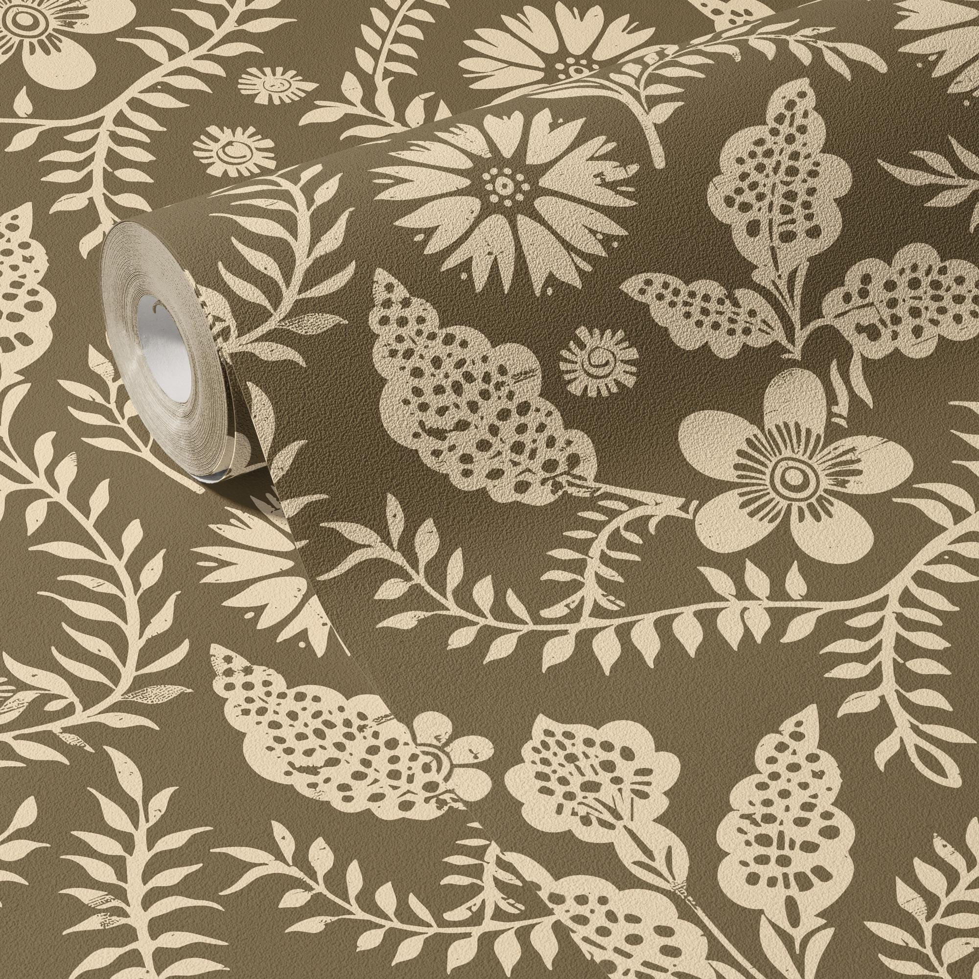 Scandinavian Wallpaper Floral Luxury Wall Decor