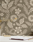 Scandinavian Wallpaper Floral Luxury Wall Decor