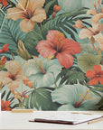 Tropical Wallpaper Retro Luxury Floral Wall Decor