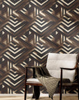 Art Deco Wallpaper Gold Retro Luxury Wall Decor