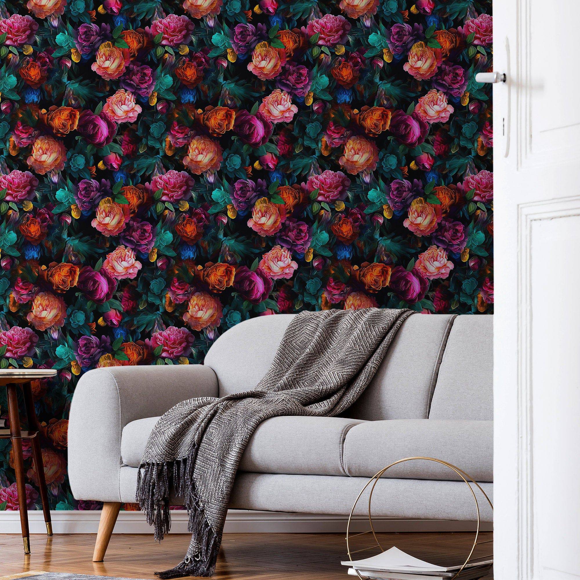 Peony Wallpaper Whimsical Luxury Wall Decor