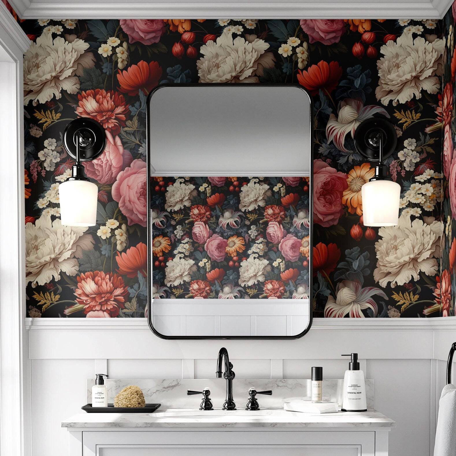 Wildflower Wallpaper Colorful Floral Wall Decor