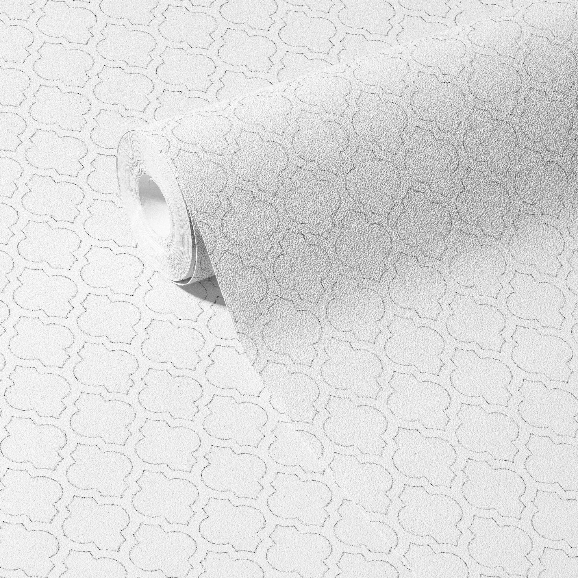 Arabesque Wallpaper Beachy Luxury Wall Decor