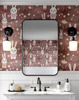 Rabbit Wallpaper Cool Bunny Luxury Wall Decor