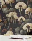 Mushroom Wallpaper Funky Luxury Wall Decor