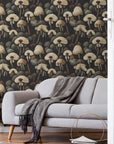 Mushroom Wallpaper Funky Luxury Wall Decor