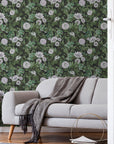 Garden Wallpaper Dark Green Luxury Wall Decor