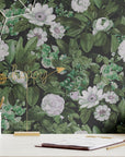 Garden Wallpaper Dark Green Luxury Wall Decor