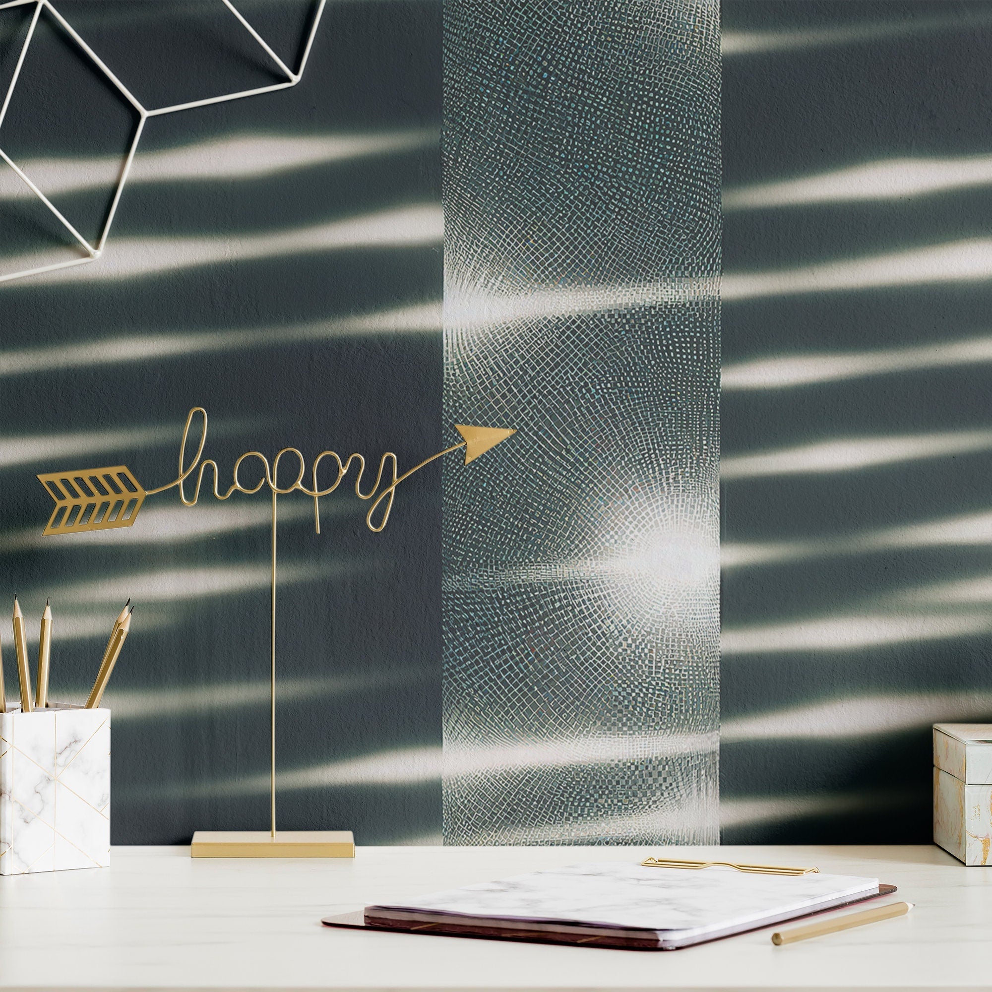 Disco Ball Wallpaper Dark Vintage 70s Wall Decor